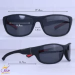 عینک آفتابی ماتریکس فریم بیس دار مردانه مشکی P 5316/1 - Image 2