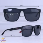عینک آفتابی ماتریکس مردانه مشکی پلاریزه P 5347/2 - Image 2