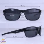 عینک آفتابی ماتریکس مردانه فریم مستطیل مشکی P 5302/1 - Image 2