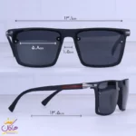 عینک آفتابی ماتریکس مردانه فریم مربع مشکی P 5307/1 - Image 2