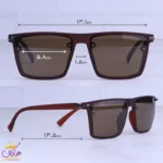 عینک آفتابی ماتریکس مردانه فریم مربع قهوه ای P 5307/2 - Image 2