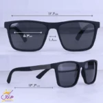 عینک آفتابی ماتریکس مردانه فریم مربع مشکی p 5402/1 - Image 2