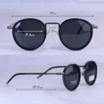 عینک آفتابی ماتریکس فریم گرد تمام مشکی P 1916/2 - Image 2