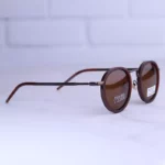عینک آفتابی ماتریکس فریم گرد قهوه ای P 1916/3 - Image 4