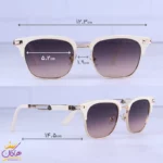 عینک آفتابی میباخ فریم مربع کرمی Z 2521/3 - Image 2