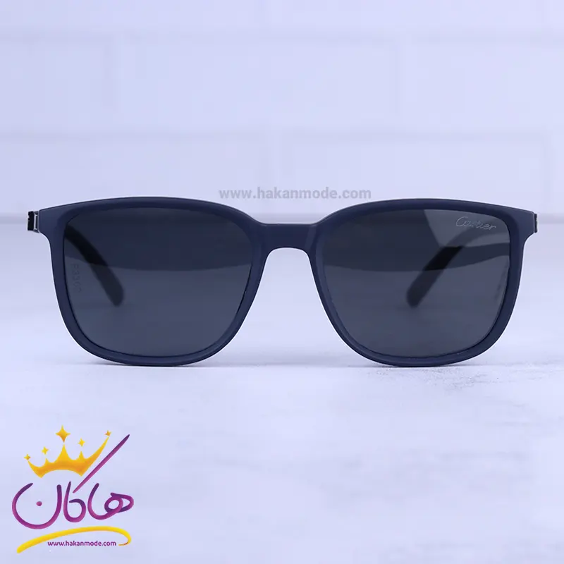 Mont-blanc-sunglasses-code-MB0302.21-1.webp عینک آفتابی کارتیر مردانه فریم سرمه ای پلاریزه P3302/2 - Image 1