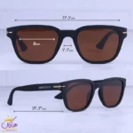 عینک آفتابی مونت بلانک مردانه قهوه ای پلاریزه MB0302/2 - Image 2