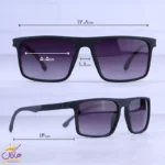 عینک آفتابی مردانه مورل مشکی فریم مستطیل 7905/1 - Image 2