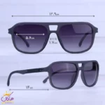 عینک آفتابی مورل مردانه فریم مربع مشکی 7908/7 - Image 2