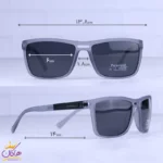 عینک آفتابی مردانه مورل پلاریزه فریم طوسی D2417P/1 - Image 2