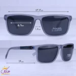 عینک آفتابی مورل مردانه پلاریزه فریم شفاف D2428P/5 - Image 2