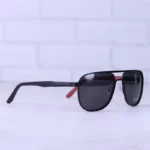 عینک آفتابی فریم فلزی مشکی پلاریزه 7019/1 - Image 4