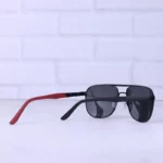 عینک آفتابی فریم فلزی مشکی پلاریزه 7019/1 - Image 3