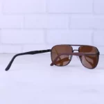 عینک آفتابی فریم فلزی قهوه ای پلاریزه 7019/3 - Image 3