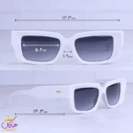 عینک آفتابی زنانه فریم مستطیل سفید 2447/3 - Image 2