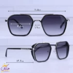 عینک آفتابی مردانه فریم چندضلعی 6079/1 - Image 2