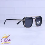 عینک آفتابی مردانه فریم فلزی طلایی 6079/2 - Image 4