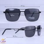 عینک آفتابی زنانه فریم فلزی نقره ای پلاریزه P 2819/3 - Image 2