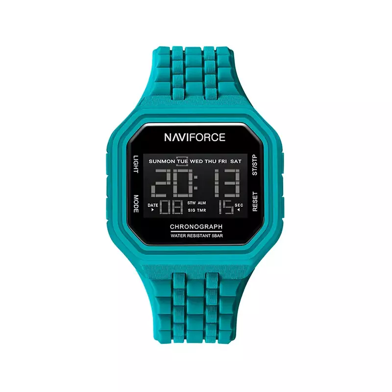 Naviforce-Watch-Code-7116.31.webp ساعت مچی مردانه نیوی فورس بند رابر آبی دیجیتال 7116/3 - Image 1