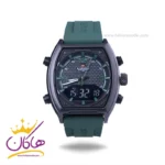 ساعت نیوی فورس مردانه بند رابر سبز دو زمانه 9242/2