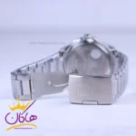 ساعت نیوی فورس مردانه فلزی نقره ای صفحه مشکی 9244/1 - Image 2