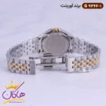 ساعت اورینت ست فلزی نقره ای طلایی کد 9366 - Image 3