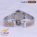 ساعت اورینت فلزی ست نقره ای رزگلد کد 9366 - Image 3