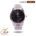 ساعت اورینت فلزی ست صفحه مشکی کد 9367 - Image 2