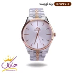 ساعت اورینت ست فلزی نقره ای صفحه سفید کد 9367/6 - Image 2