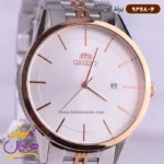 ساعت اورینت ست فلزی نقره ای رزگلد کد 9368/4 - Image 3