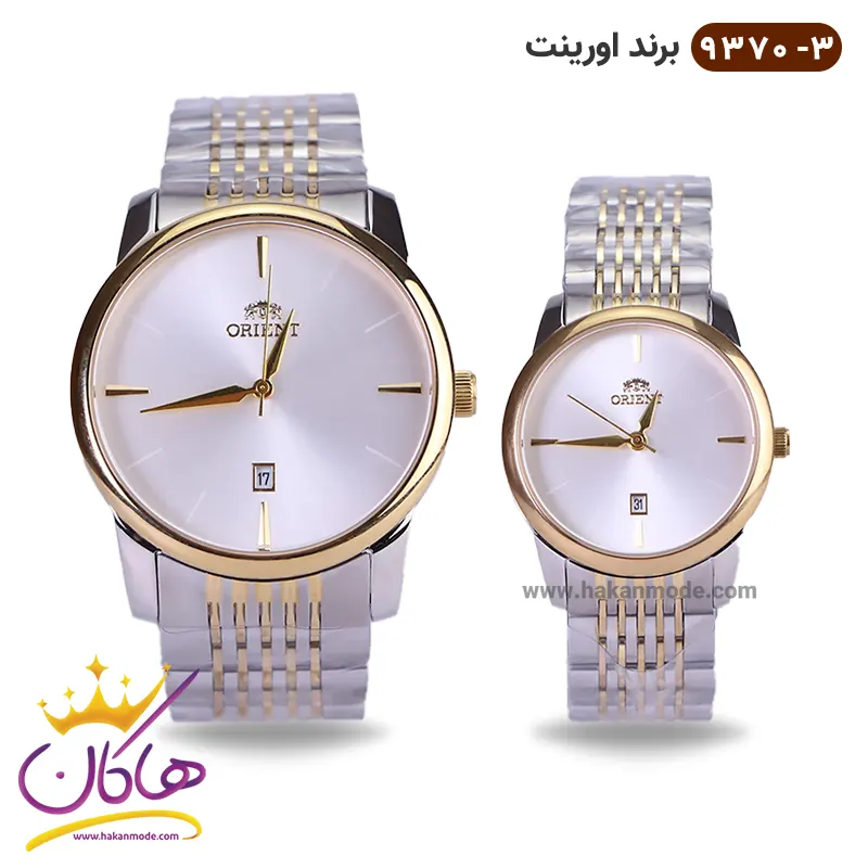 ORIENT-watch-code-G-9370.3-3.webp ساعت اورینت فلزی ست نقره ای طلایی کد 9370 - Image 1
