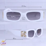 عینک آفتابی اف وایت زنانه فریم مستطیل سفید 3313/1 - Image 2