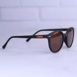 عینک آفتابی اوگا پلاریزه فریم گرد قهوه ای 78009/4 - Image 4