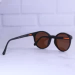 عینک آفتابی اوگا پلاریزه فریم گرد قهوه ای 78009/4 - Image 3