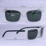 عینک آفتابی اوگا پلاریزه فریم مستطیل عدسی سبز 78020/9 - Image 2