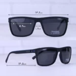 عینک آفتابی اوگا فریم مشکی مستطیل پلاریزه 78036/1 - Image 2