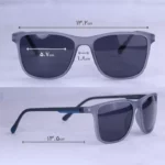 عینک آفتابی اوگا پلاریزه فریم مربع طوسی 78058/8 - Image 2