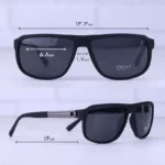 عینک آفتابی اوگا فریم مشکی مستطیل پلاریزه D 2418 P/1 - Image 2