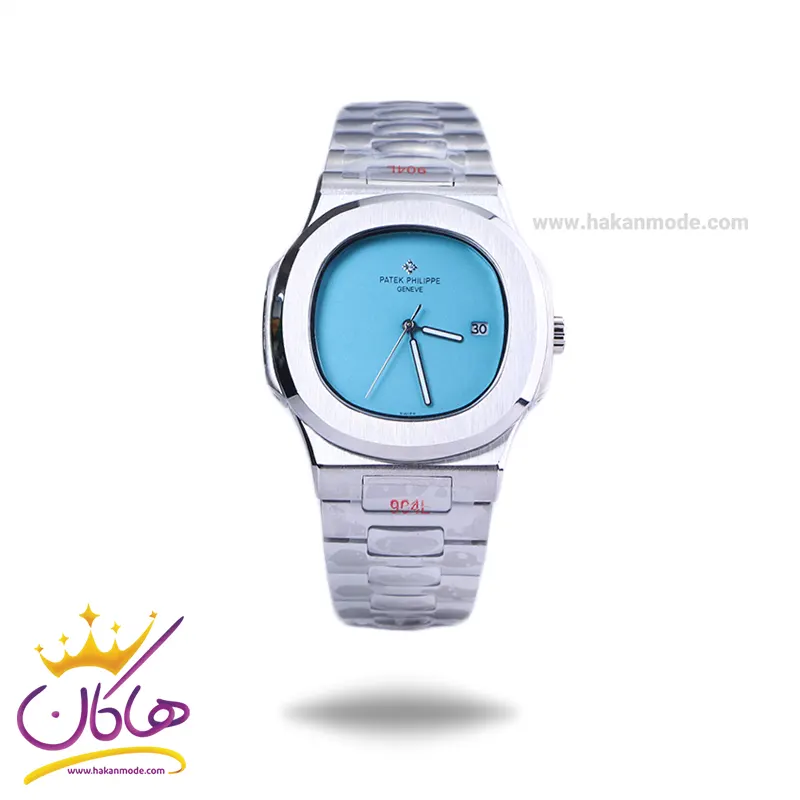 Patek-philippe-geneve-watch-code-M-8058.181.webp ساعت مچی پتک فیلیپ مردانه فلزی صفحه تیفانی M 8058/18 - Image 1