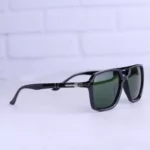 عدسی عینک آفتابی پرسول مردانه مشکی شیشه سبز P03277/2