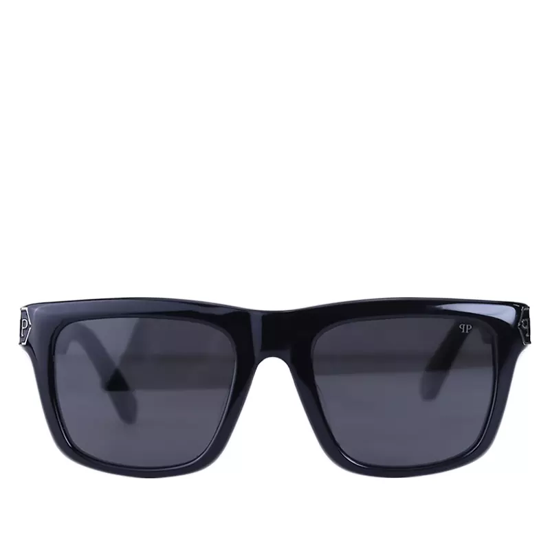 Philipp-Plein-Sunglasses-code-SPP043.11.webp عینک آفتابی فیلیپ پلین مردانه فریم مشکی استیت SPP043/1 - Image 1