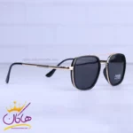 عینک آفتابی مردانه مشکی طلایی P 10-15/2 - Image 4
