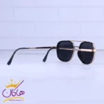 عینک آفتابی مردانه مشکی طلایی P 10-15/2 - Image 3