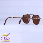 عینک آفتابی مردانه امپریو آرمانی طلایی شیشه قهوه ای TAP 071/3 - Image 3