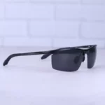 عینک آفتابی مردانه پلیس مشکی نیم فریم 8556/1 - Image 4
