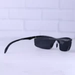 عینک آفتابی پلیس مردانه آلومینیوم مشکی نیم فریم 8760/1 - Image 3