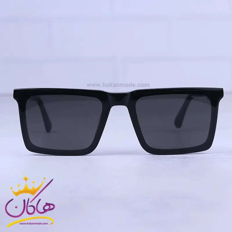 Police-sunglasses-code-1210301.webp عینک آفتابی پلیس مردانه فریم مشکی پلاریزه SPLF 19V/2 - Image 1