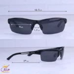 عینک آفتابی پلیس مردانه آلومینیوم نیم فریم 8569/1 - Image 2