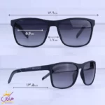 عینک آفتابی مردانه پورشه مشکی مات p 8657/4 - Image 2
