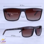 عینک آفتابی مردانه پورشه قهوه ای p 8658/1 - Image 2